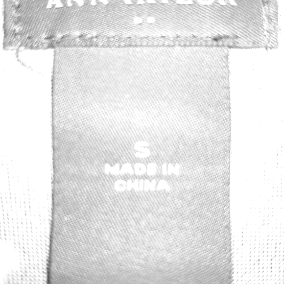 ANN TAYLOR SMALL SHORT SLEEVE BLOUSE - Picture 2 of 3